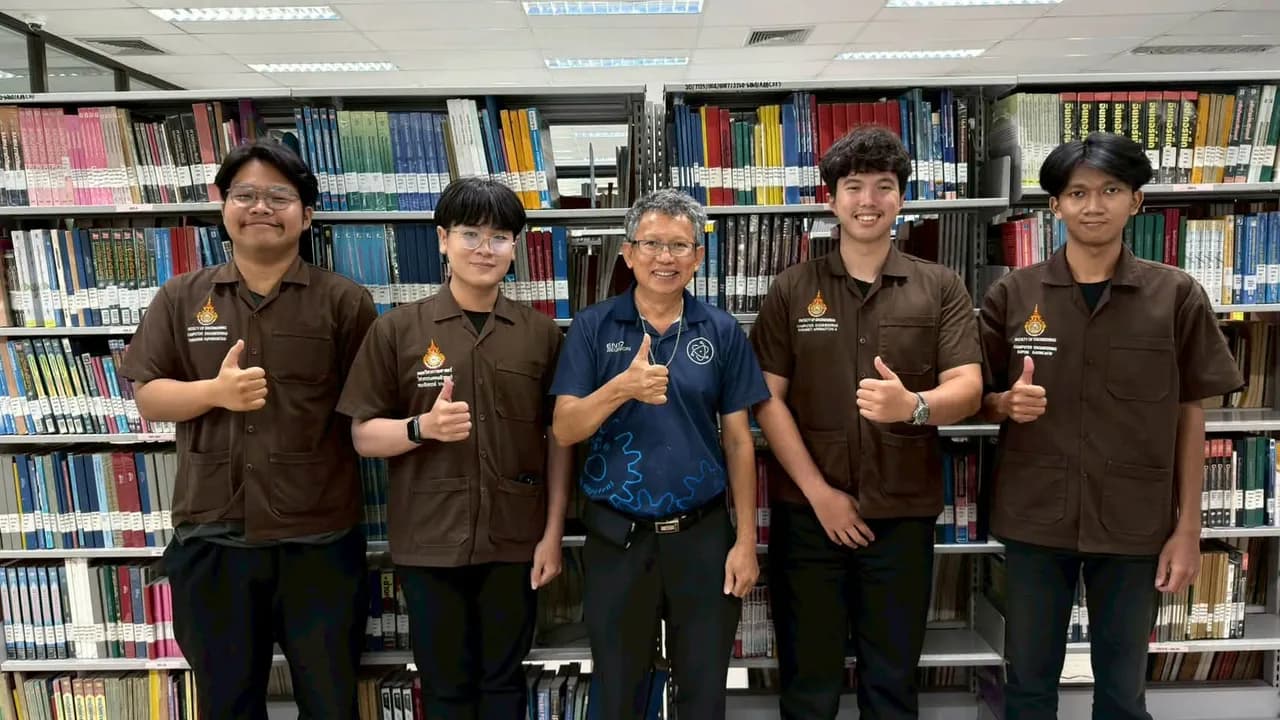 Cybersecurity competition team with their advisor